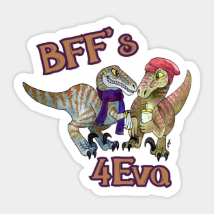 Rapter BFfs 4eva Sticker